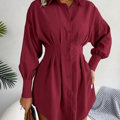 Hertha – Elegantes Blusenkleid mit Taillenbetonung