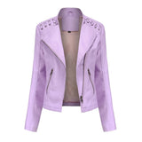 LARA / JACKE AUS GEWASCHENEM LAMMLEDER – Rosa Kirschblüte