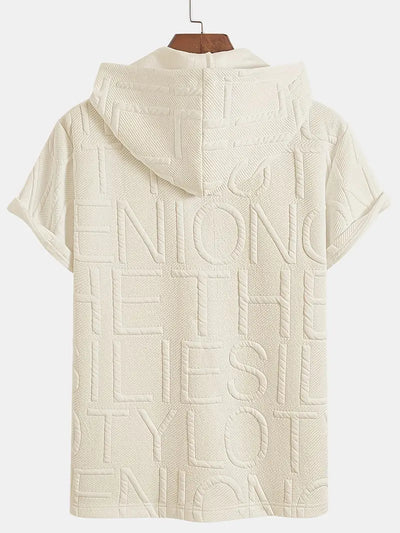 Henryk – Elegante Kurze Ärmel Kapuzen Mit Reißverschluss