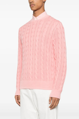 Rick | Cable-Knit Cashmere Jumper – pink
