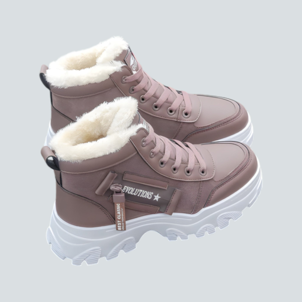 Ria – Trendige Winterboots mit Fellfutter