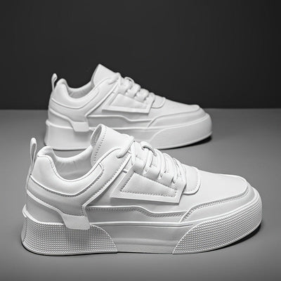 Herren Stilvolle Weiße Laufschuhe mit Hoher Sohle | Ideal für das tägliche Tragen