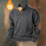Jan | This Moderner Herren-Pullover klassisch geschnitten – Grau-Schwarz