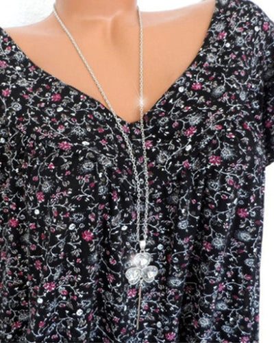 Dames Korte Mouw Zomerblouse | Casual