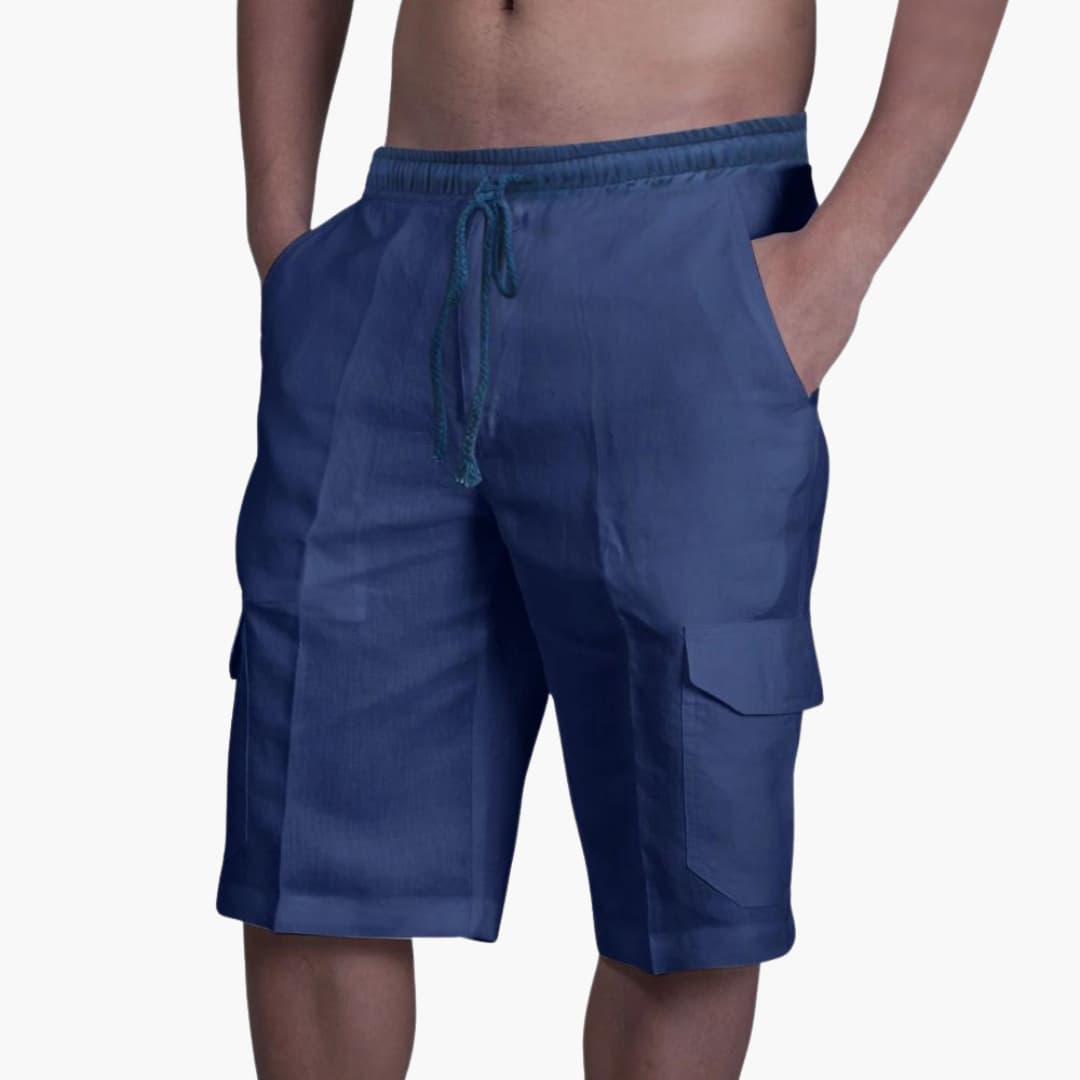 Herren Cargo Shorts mit Kordelzug und Taschen für den Sommer