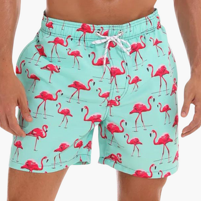 Badeshorts mit Innenslip - Herren Schwimmshorts schnell trocknend