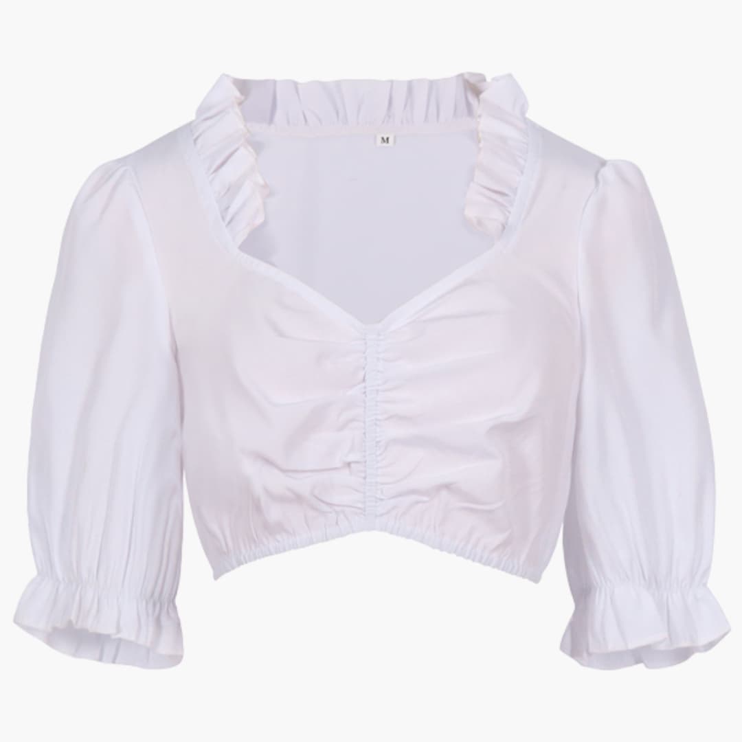 Spitzenakzent Dirndl kleid für Damen - Oktoberfest 2025