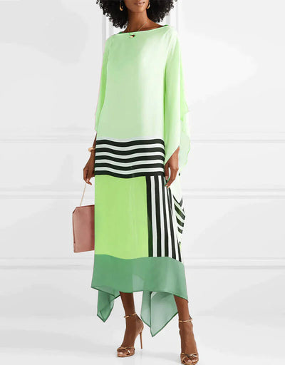 VALE | Iria – Elegant Kaftan with Geometric Pattern