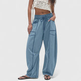 Claudia | Damenhose chic modern vielseitig kombinierbar – Blau