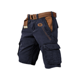 Felix | Sommerliche Herrenshorts mit funktionalen Taschen – Marineblau