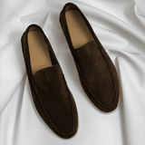 Niklas | Herren Frühling Minimalistische Slip-On Loafers – Braun