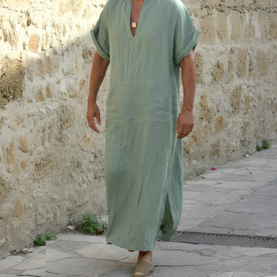 Kurzärmliger Thobe Für Herren | Knöchellang