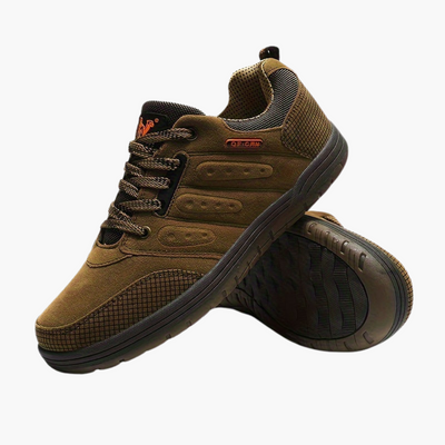 Herren Wanderschuhe mit Schnürverschluss und strukturierter Außensohle