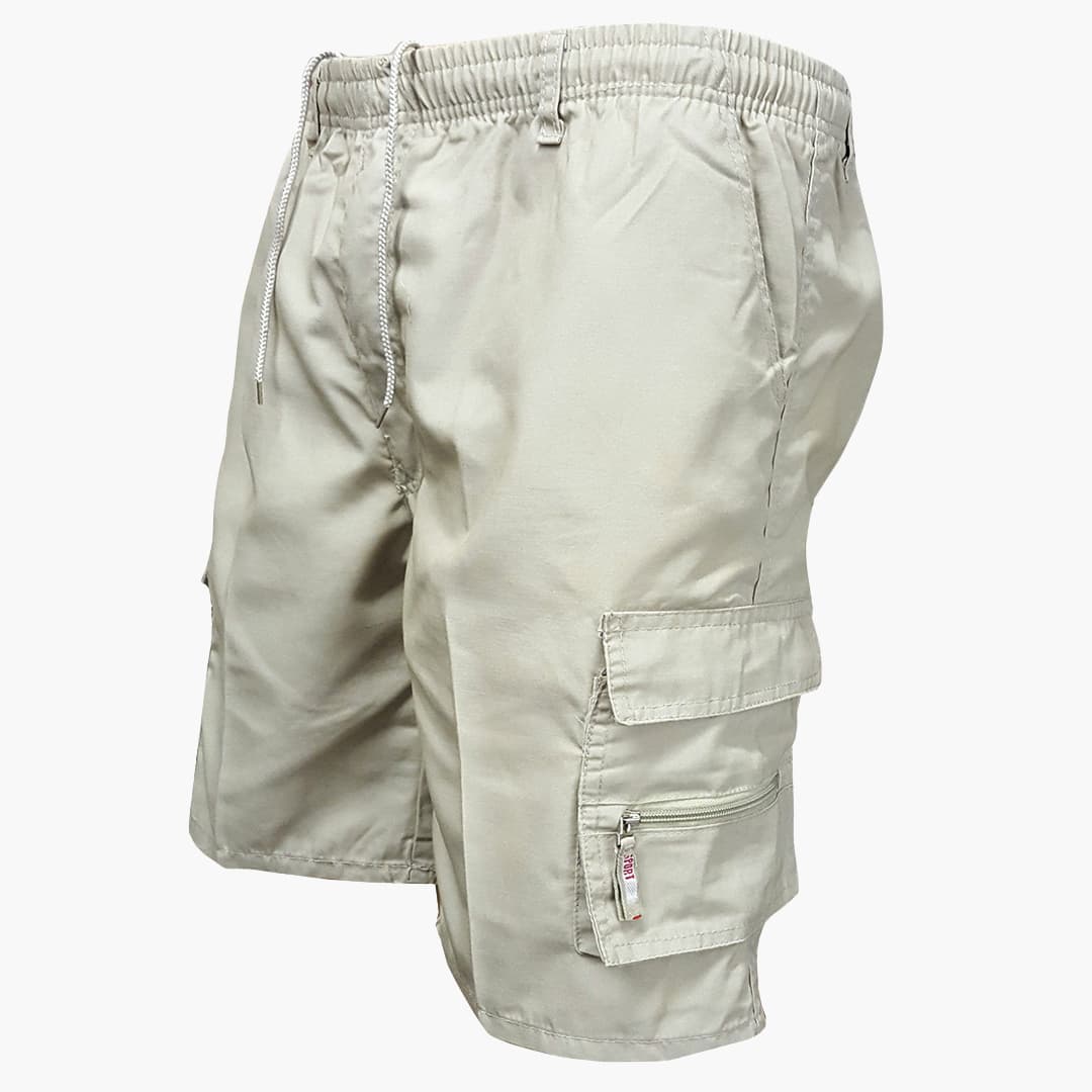 Herren Cargo Shorts mit Taschen und Kordelzug für Sommer