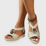 Orthopädische Wandersandalen für Damen – Beige 2