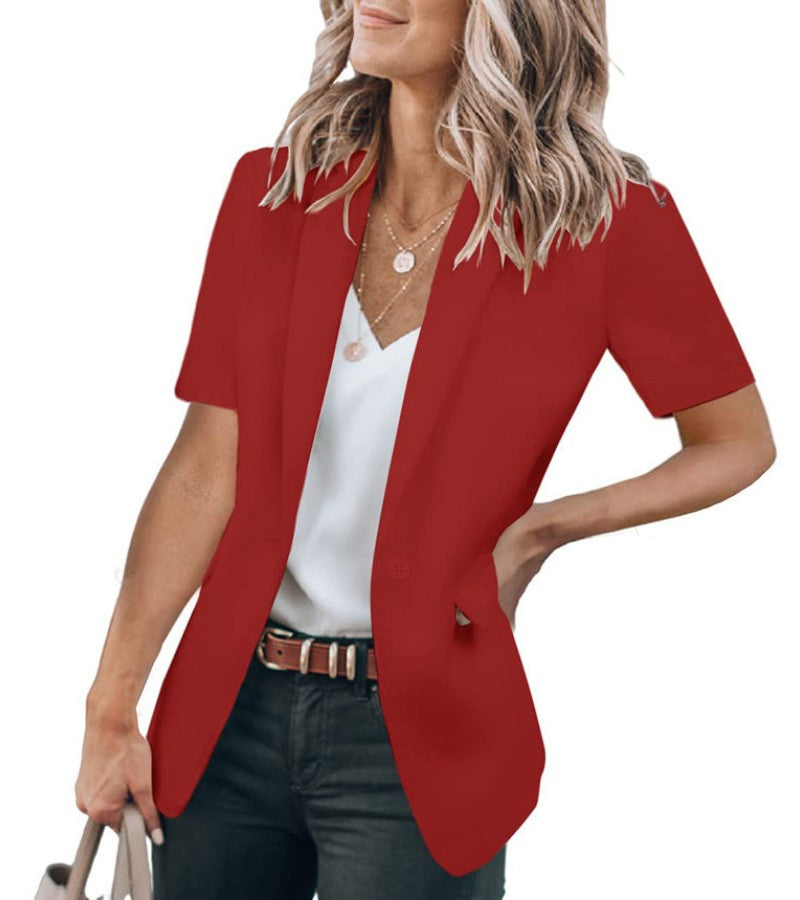 Danila | Modern Short-Sleeve Blazer – SAGE™