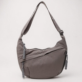 Joebell | Lässige Schultertasche mit verstellbarem Riemen – Grau