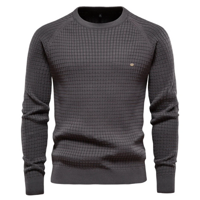 Herren Warmer Gemütlicher Stylischer Rundhals Strickpullover | Langarm