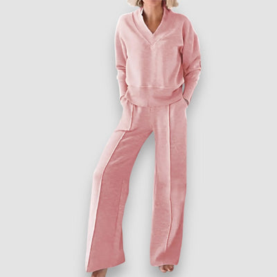 Cristine | Lounge-Set mit weit geschnittener Hose