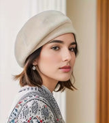 Damen Barett – Beige