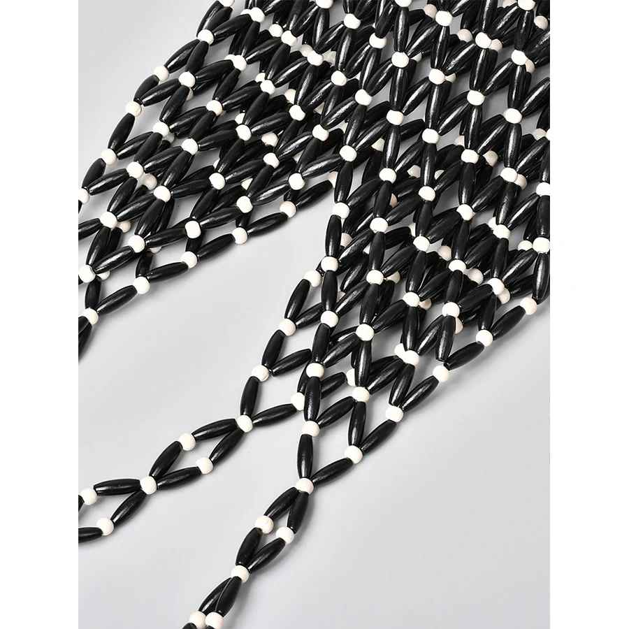 Helviora® | Handgeknüpfte Korbtasche mit Baumwollfutter