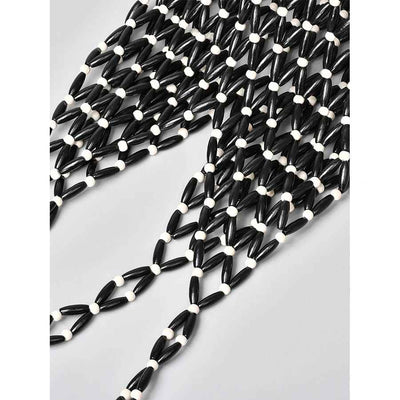 Helviora® | Handgeknüpfte Korbtasche mit Baumwollfutter