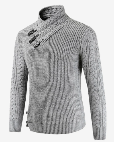 Roge | Eleganter gestrickter Rollkragenpullover für Männer mit Stil