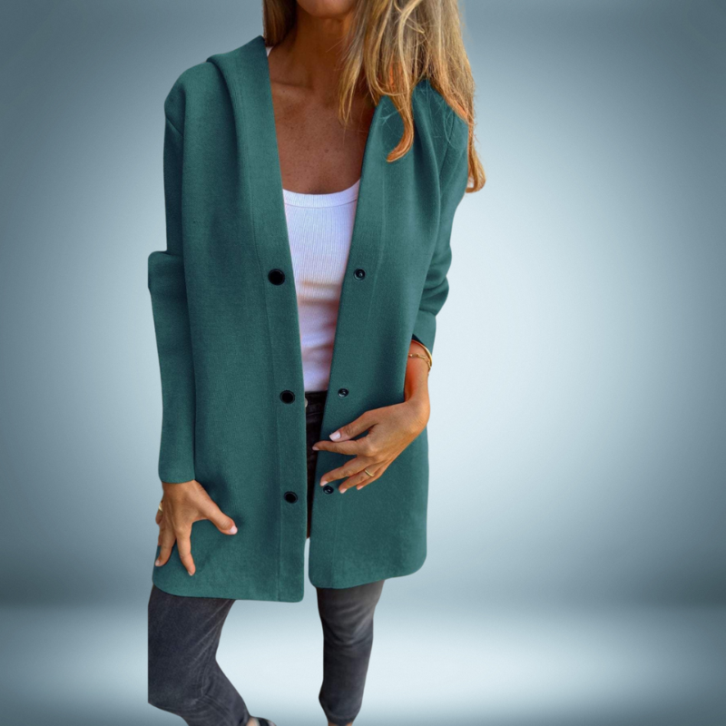 Rainah | Eleganter Trenchcoat mit Capuchon