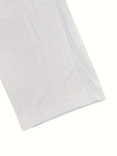 Beslan – Elegante Hose Mit Geradem Bein Und Goldenen Knöpfen