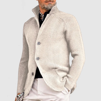 Klassische Strickjacke mit Knopfleiste für Männer