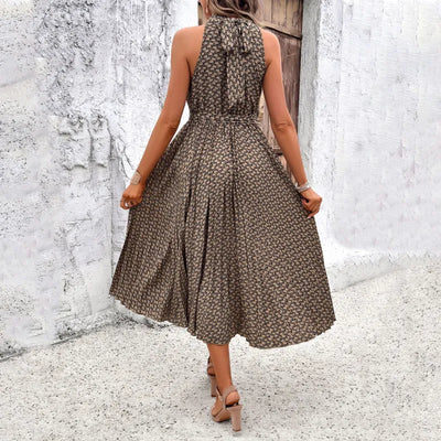 Sophia - Modisches und elegantes ärmelloses Damenkleid, tailliert