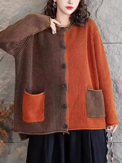 Amelia® | Oversize-Strickjacke mit Farbverlauf