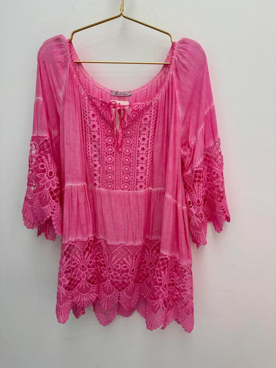 Lurdes – Stilvolles Hemd Mit Rundhalsausschnitt