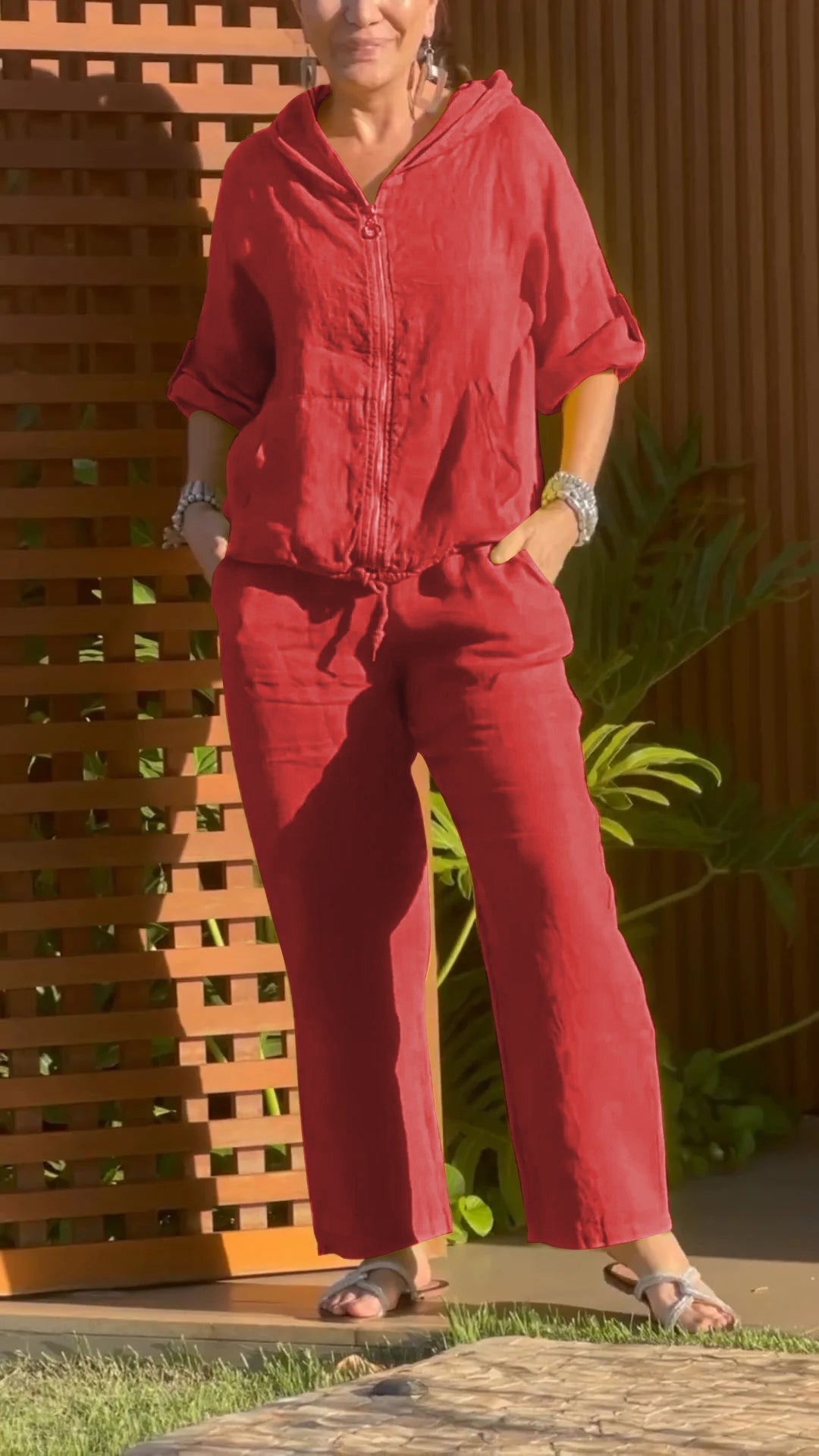 Pietra - Zweiteiliger Anzug Mit Kapuze Und Reißverschluss