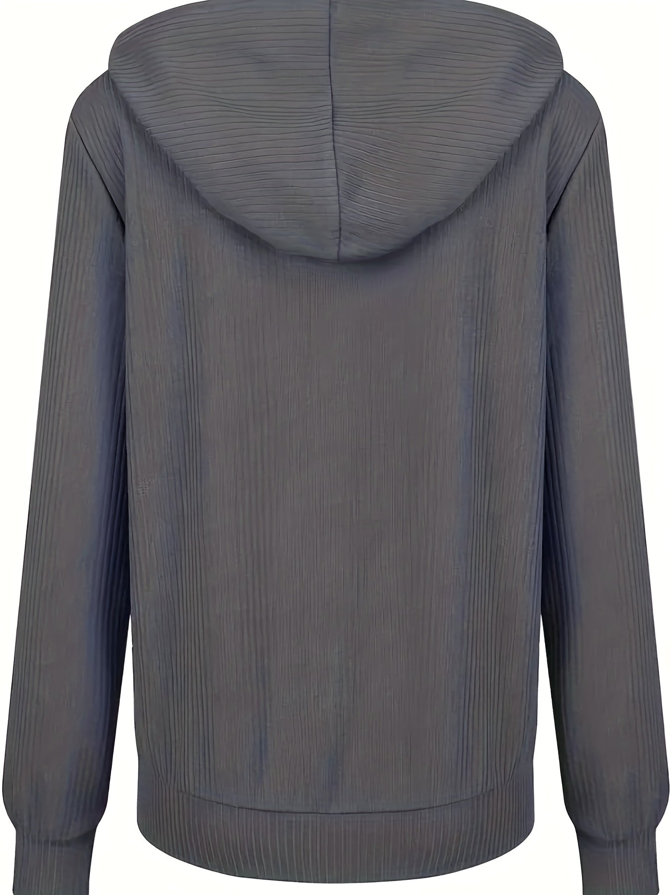 Moira – Langärmelige Kapuzenjacke Mit Reißverschluss Und Kordelzug