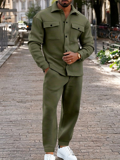 Lässiger 3D-Print Baumwolle Hoodie und Jogginghose Trainingsanzug für Herren | Perfekt für Outdoor-Aktivitäten