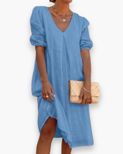 Damen Elegantes Lässiges Midikleid | Sommerkleider