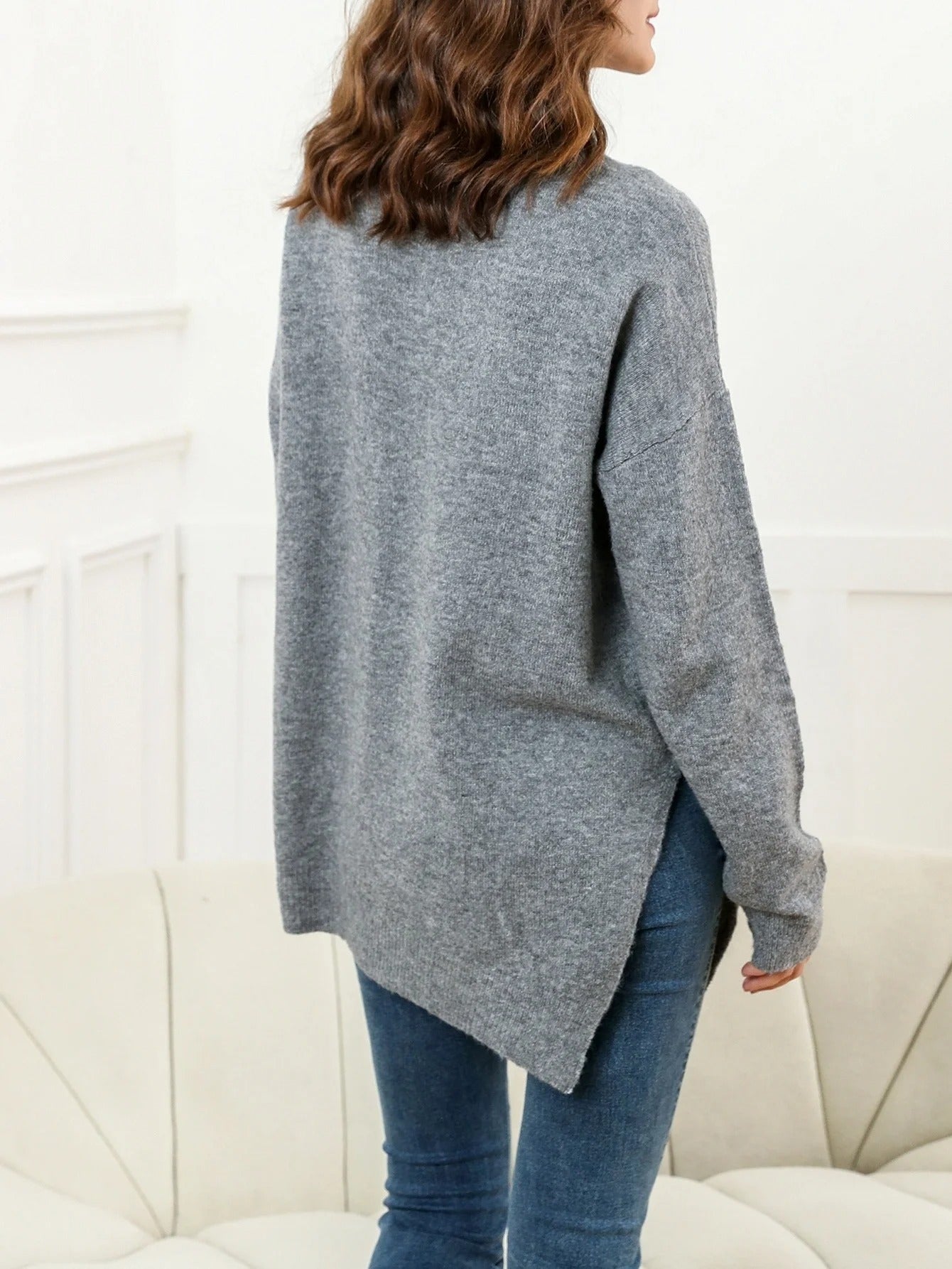 Daniela® | Eleganter Pullover mit Seitenschlitzen