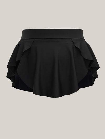 VALE Overlapping Cut Bikini Bottom with Hip Coverage