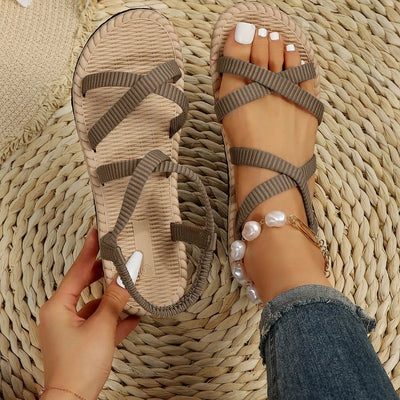 Azelma® | Verstellbare Sommerschuhe mit Kreuzriemen