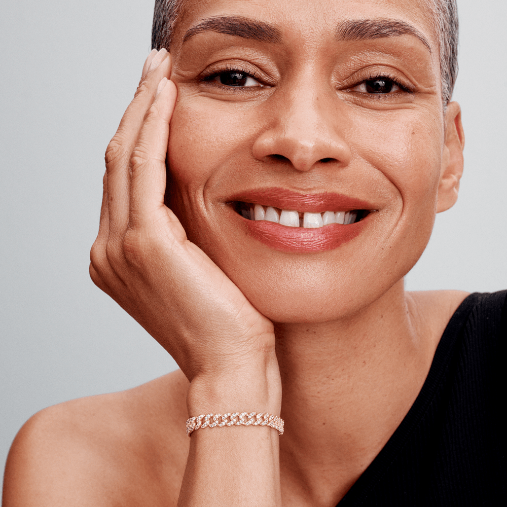 Gold Pave Cuban Bracelet