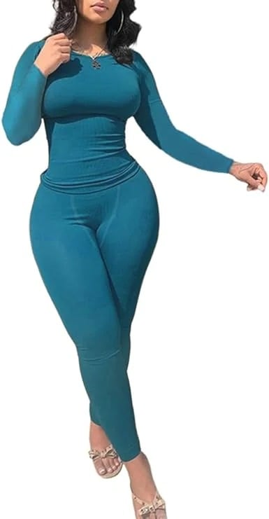 Bequemer Vintage Langer Jogginganzug für Damen | Ideal für den Sommer