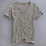 Maxim | Nachhaltiges Baumwoll-T-Shirt im Doppelpack – Hellgrau