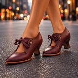 Nerisse - Elegante High Heels – Burgunder