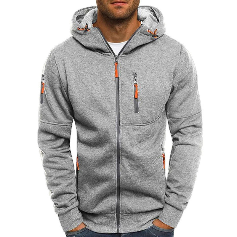 Levi - Herren Sweatshirt mit Reißverschluss und Kapuze