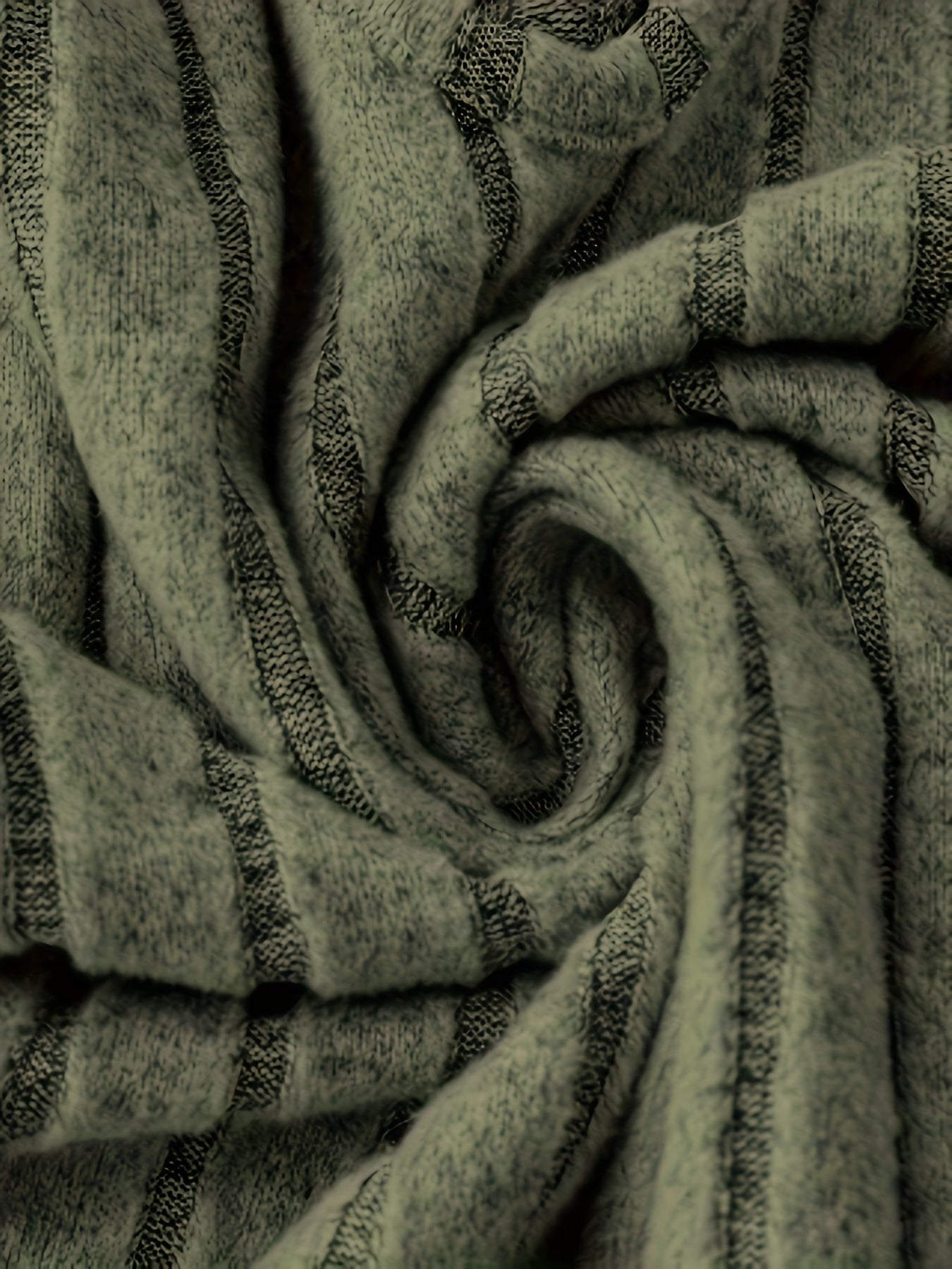 Stylisches geripptes V-Ausschnitt A-Linien Langarm festliches Kleid für Damen | Ideal für den Sommer