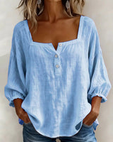 Britta | Damen Bluse – Elegante Damenbluse für Alltag & Büro 2026 – Blau