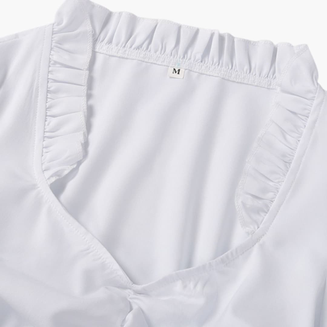 Spitzenakzent Dirndl kleid für Damen - Oktoberfest 2025