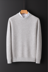 Sterling Kaschmir-Couture-Pullover – Grau