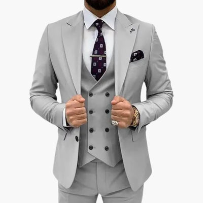 Herren Anzug dreiteilig mit Slim Fit für jede Saison